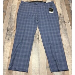 Lauren Ralph Lauren Mens 42x30 Blue Plaid Classic Fit Suit Pants‎ Wool Blend NWT